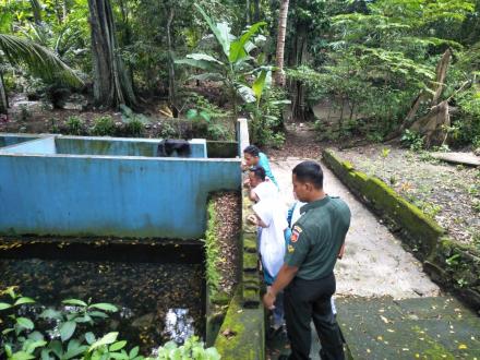 Babinsa Argodadi Dampingi Mahasiswa K3M Alma Ata